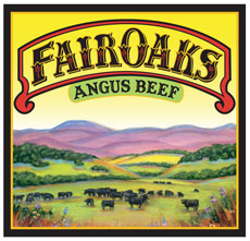 Fair Oaks Beef Label Design